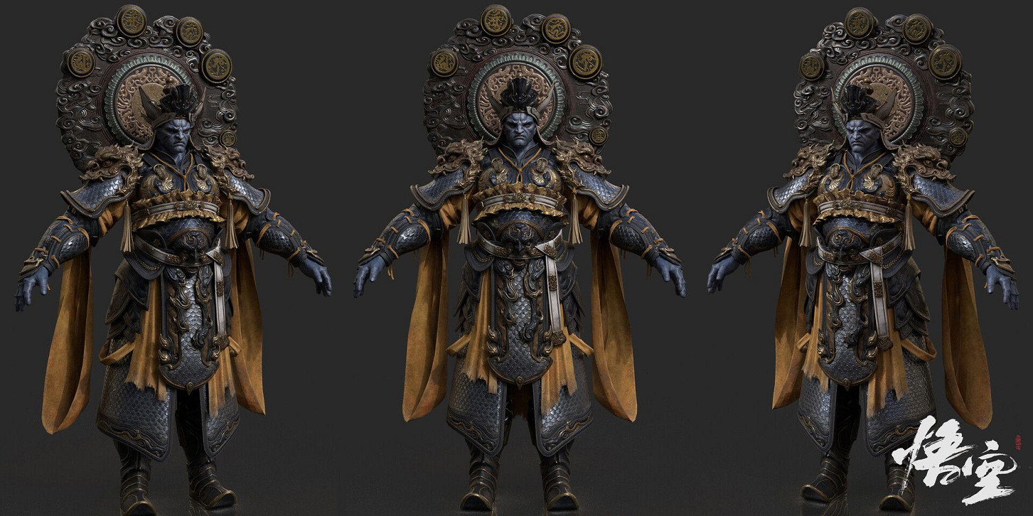 《黑神話》曝新角色設定圖 四大天王、掌燈禦史等! 《黑神話》曝新角色設定圖 四大天王、掌燈禦史等!