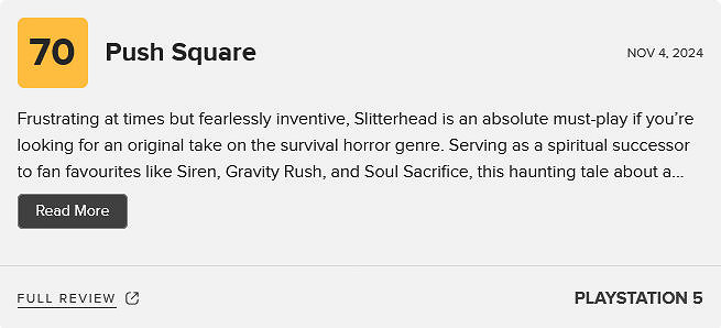 《野狗子:裂頭怪》發售前夕評價不佳 M站評分僅為61分 《野狗子:裂頭怪》發售前夕評價不佳 M站評分僅為61分