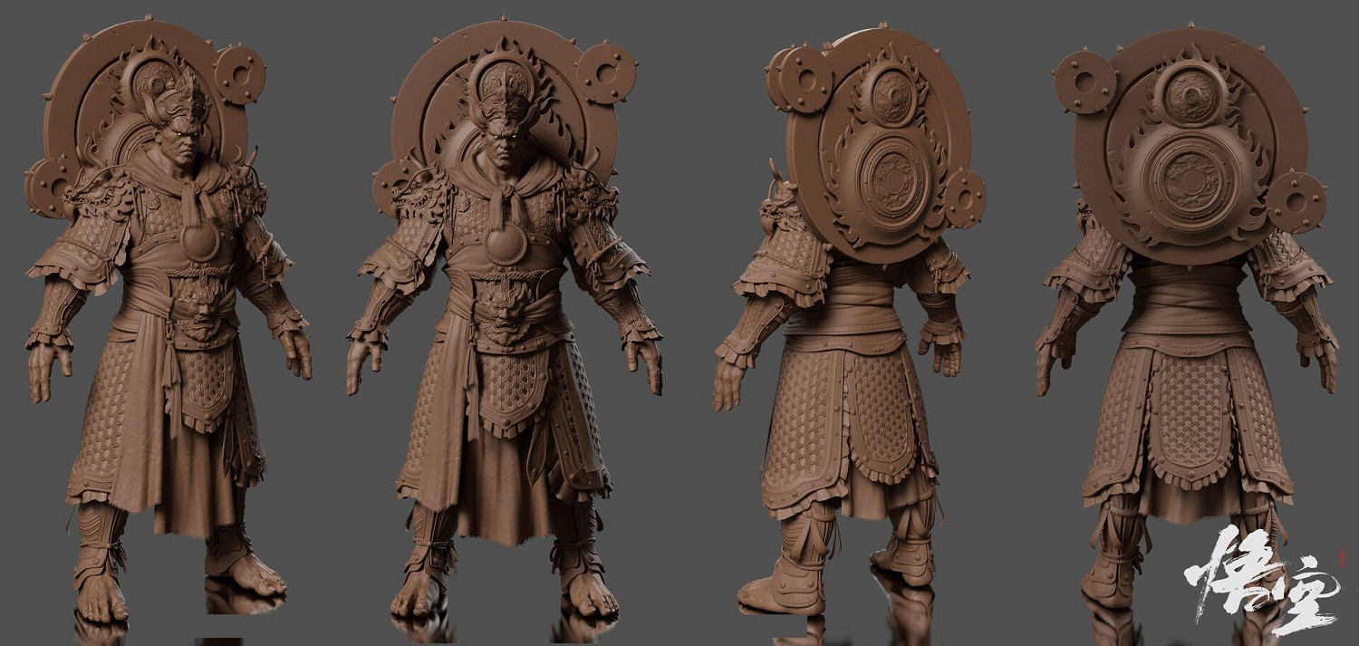 《黑神話》曝新角色設定圖 四大天王、掌燈禦史等! 《黑神話》曝新角色設定圖 四大天王、掌燈禦史等!