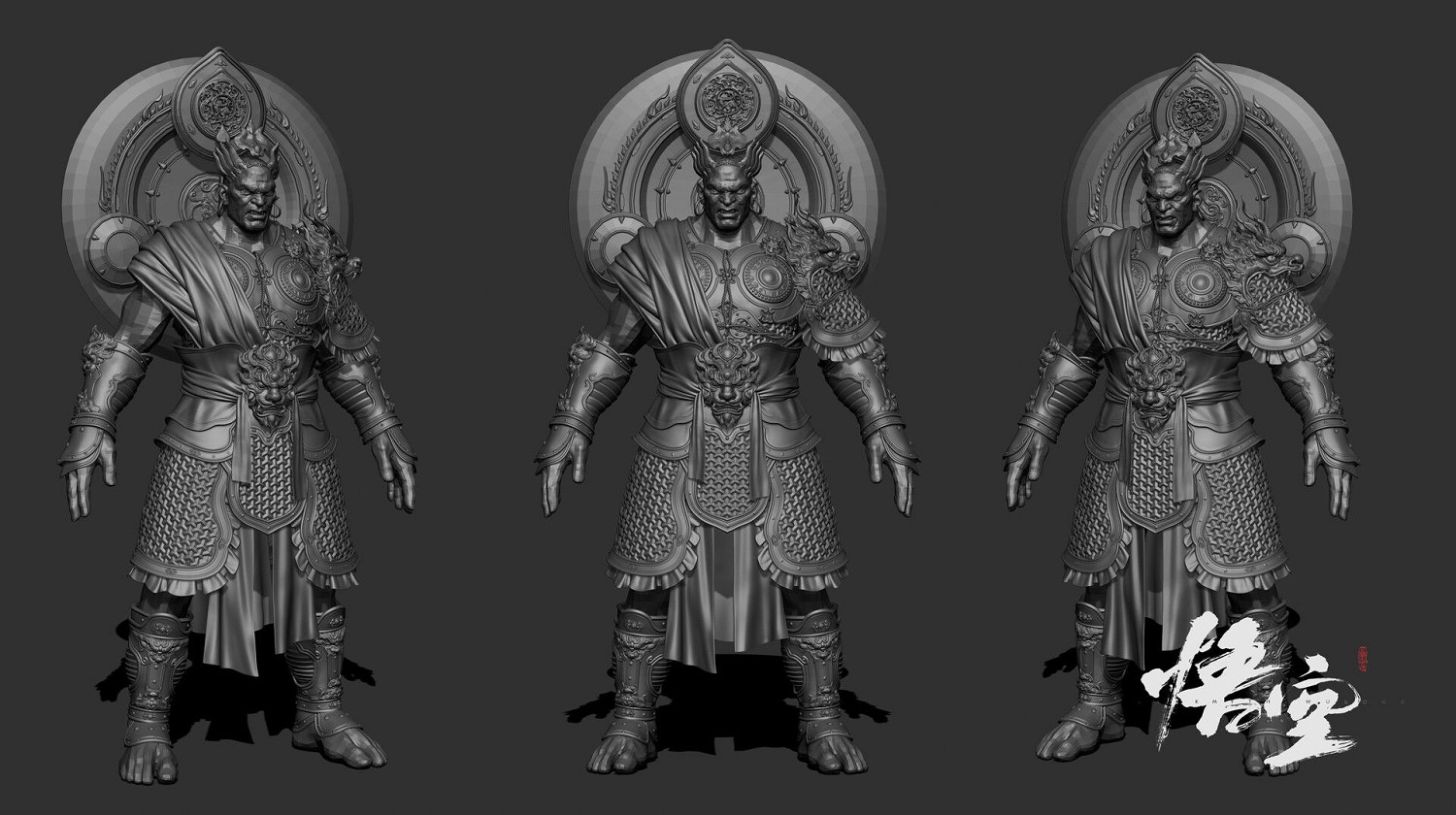 《黑神話》曝新角色設定圖 四大天王、掌燈禦史等! 《黑神話》曝新角色設定圖 四大天王、掌燈禦史等!
