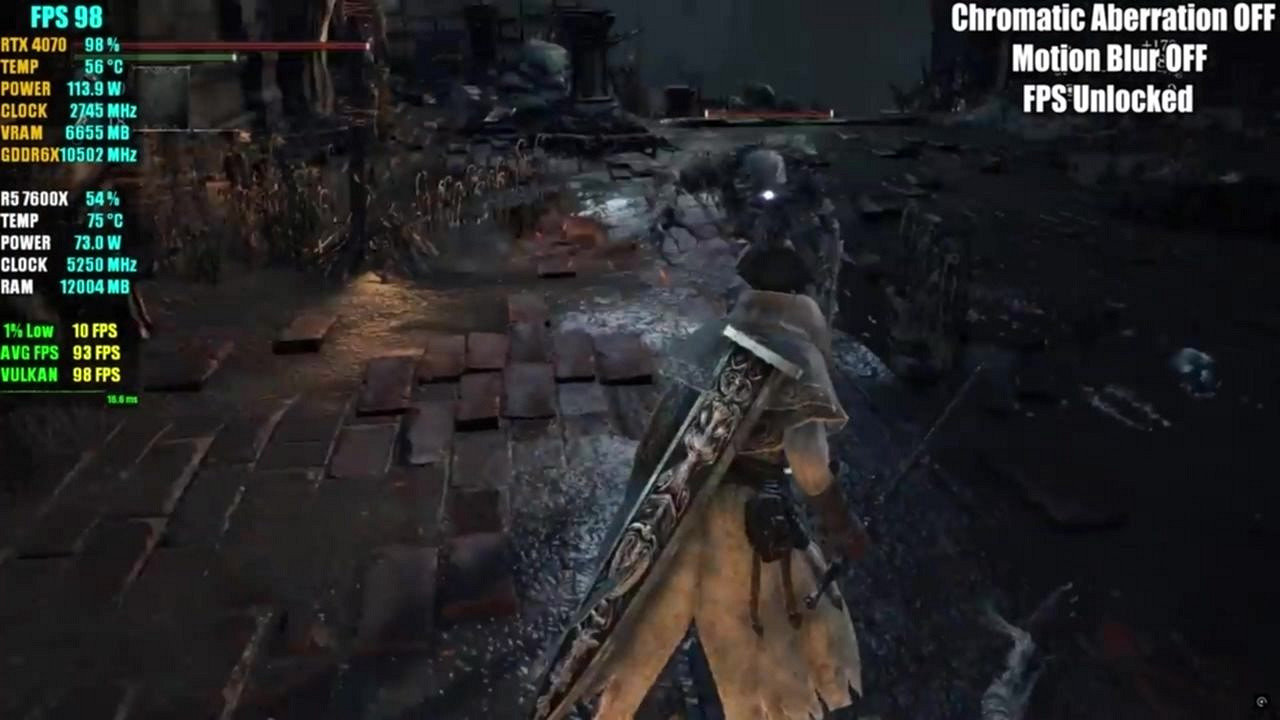 《血源詛咒》PS4模擬器新展示 4K解析度可達110幀！