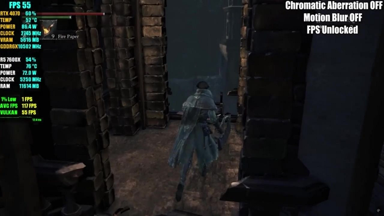 《血源詛咒》PS4模擬器新展示 4K解析度可達110幀！