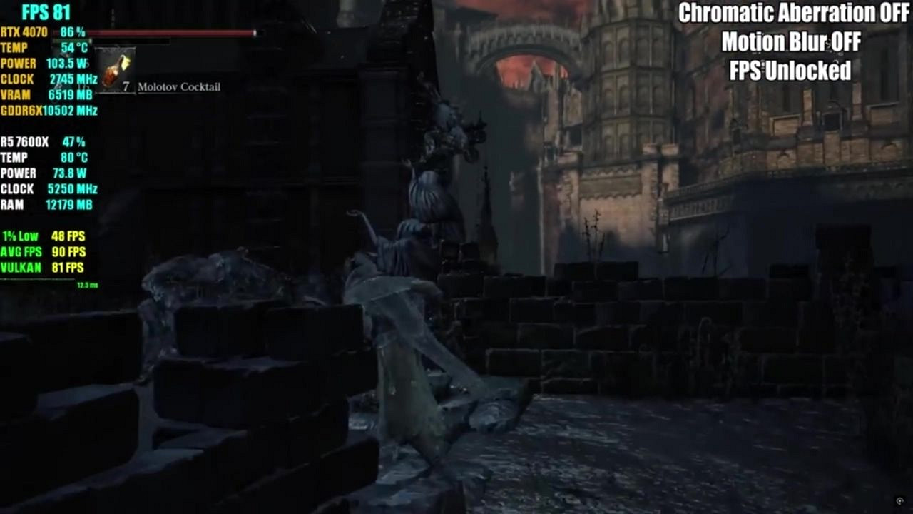 《血源詛咒》PS4模擬器新展示 4K解析度可達110幀！