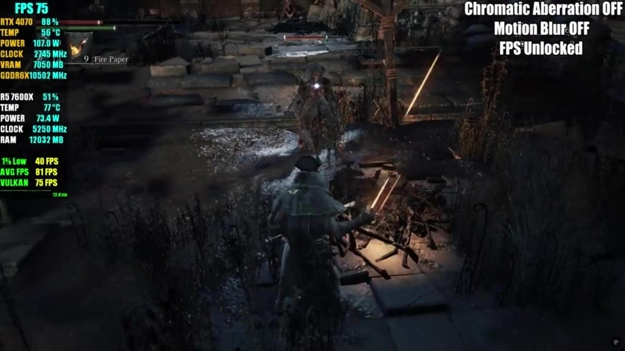 《血源詛咒》PS4模擬器新展示 4K解析度可達110幀！