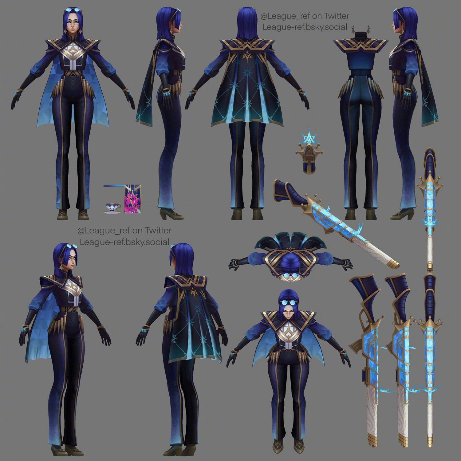 《英雄聯盟》“奧術2”皮膚原畫 模型圖公開! 《英雄聯盟》“奧術2”皮膚原畫 模型圖公開!