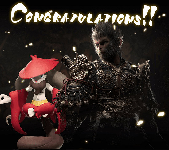 《帕魯》好兄弟!祝賀《黑神話》獲提名:美猴王應得! 《帕魯》好兄弟!祝賀《黑神話》獲提名:美猴王應得!