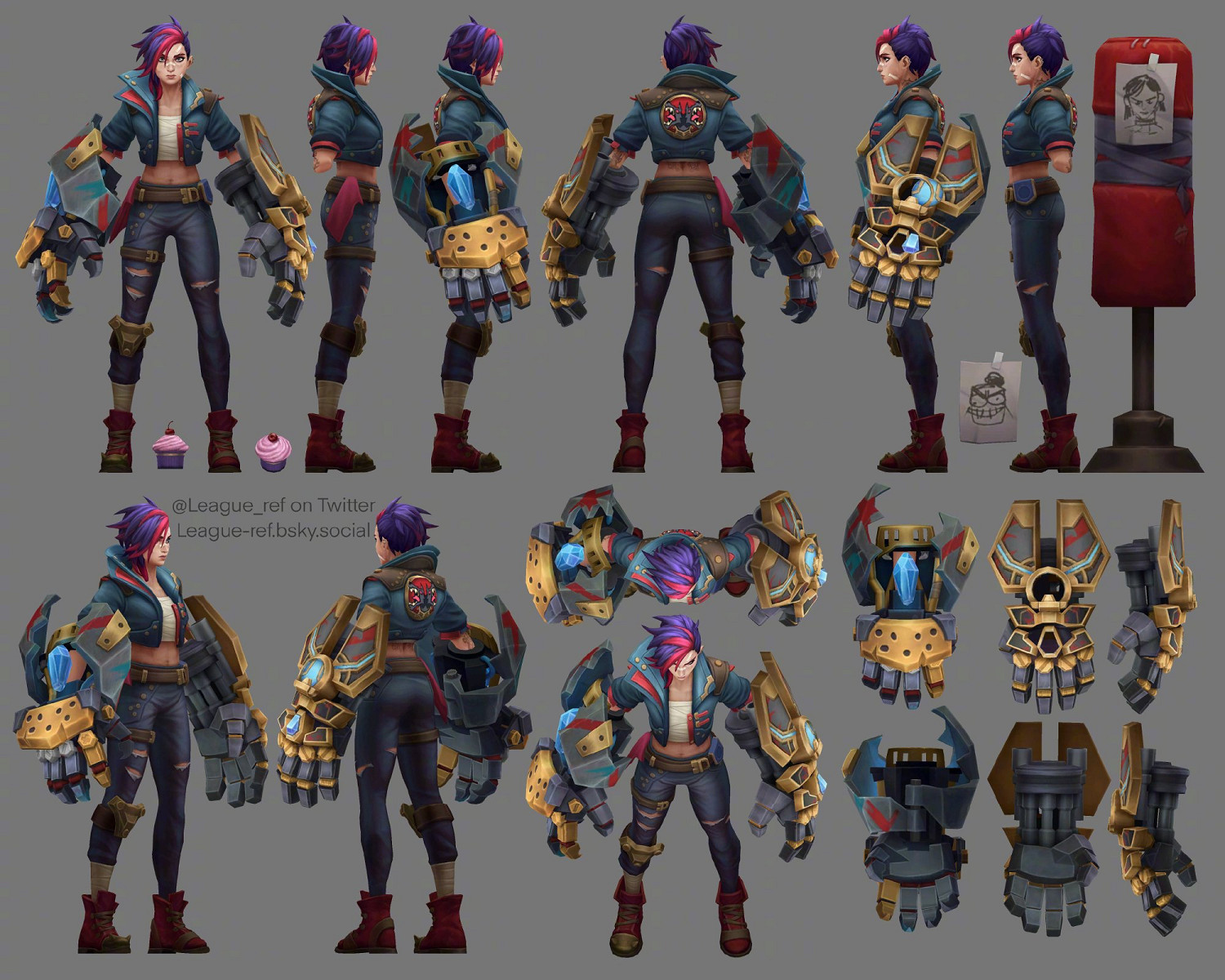 《英雄聯盟》“奧術2”皮膚原畫 模型圖公開! 《英雄聯盟》“奧術2”皮膚原畫 模型圖公開!