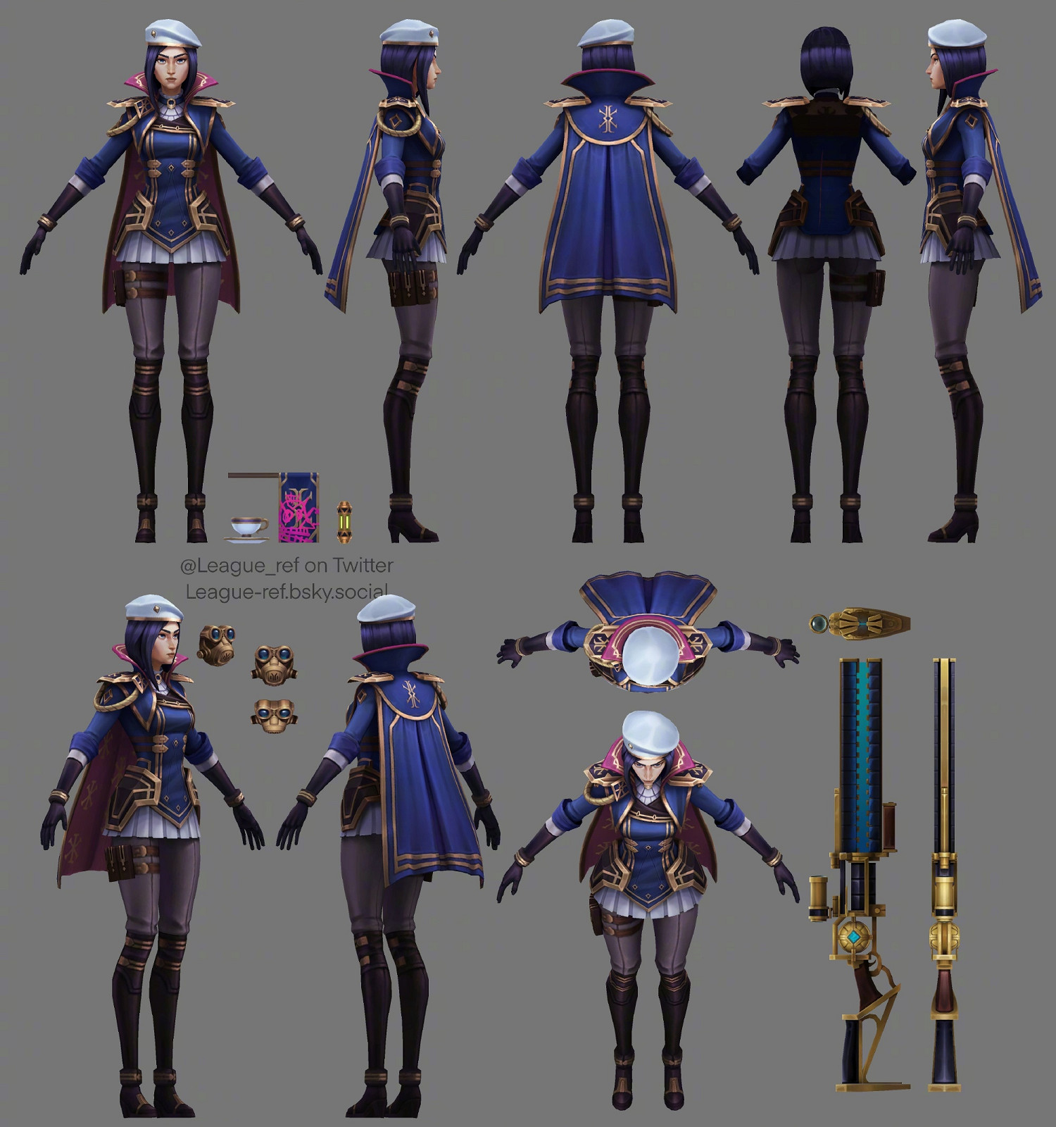 《英雄聯盟》“奧術2”皮膚原畫 模型圖公開! 《英雄聯盟》“奧術2”皮膚原畫 模型圖公開!