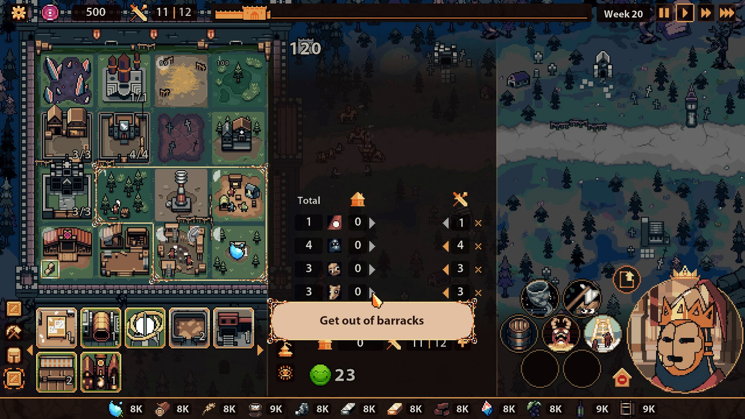 像素風格城市建造類肉鴿遊戲《王之凝視》現已在Steam平台推出試玩Demo