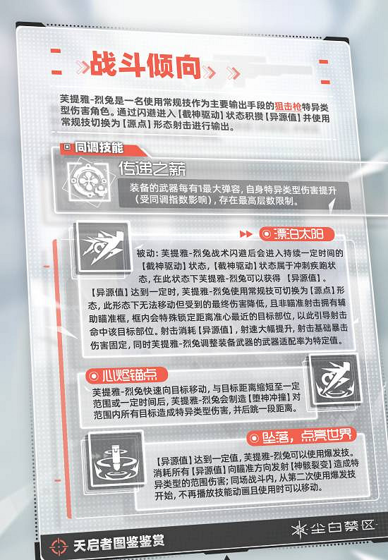 《塵白禁區》新角色烈兔介紹 偶爾會加速過頭的狙擊手 《塵白禁區》新角色烈兔介紹 偶爾會加速過頭的狙擊手