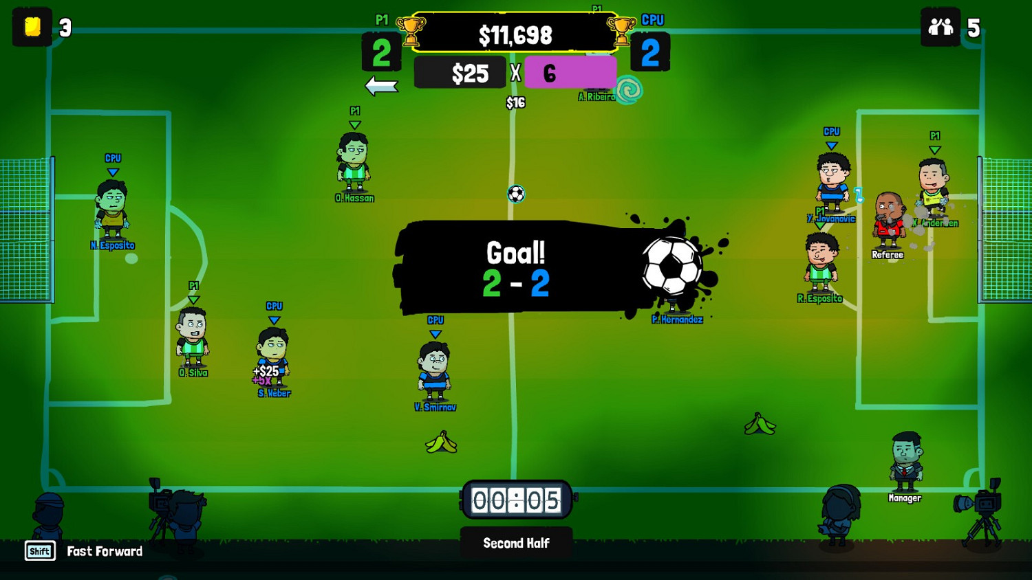 足球遊戲《超級無厘頭足球》Steam頁面上線 發售日待定 足球遊戲《超級無厘頭足球》Steam頁面上線 發售日待定