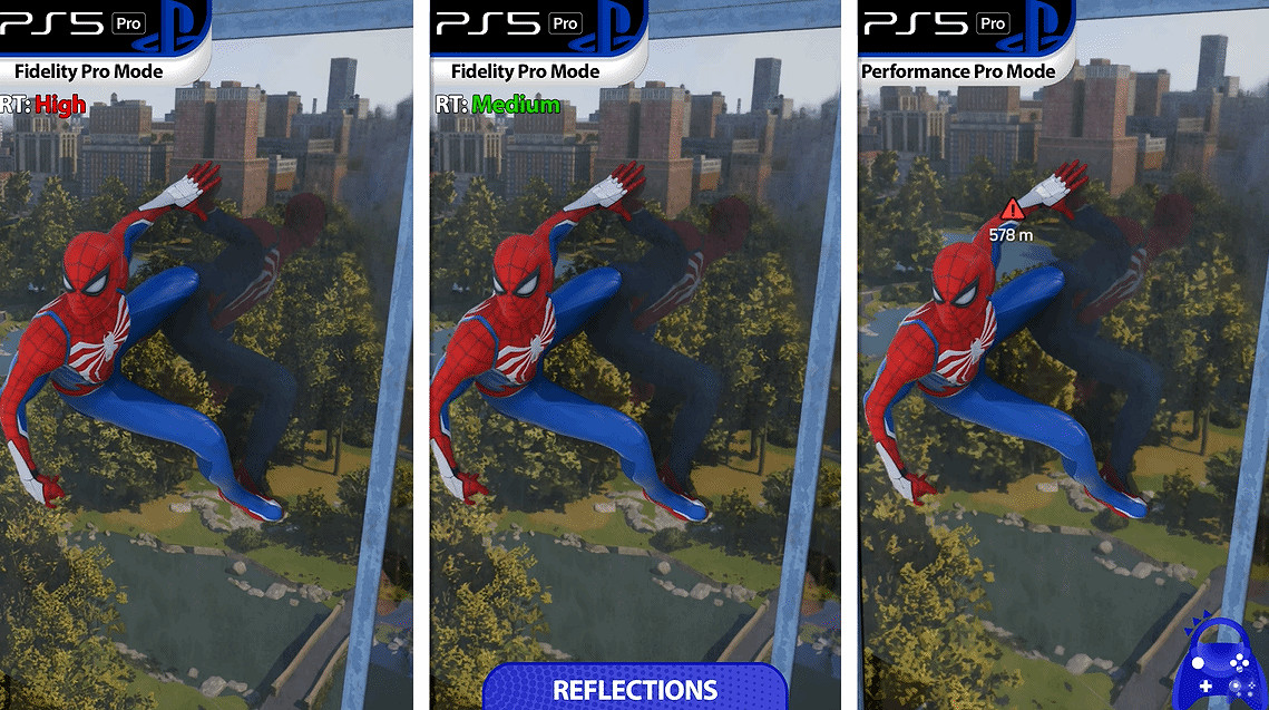 《漫威蜘蛛人2》PS5 Pro與PS5畫面對比 兩者差別不大 《漫威蜘蛛人2》PS5 Pro與PS5畫面對比 兩者差別不大