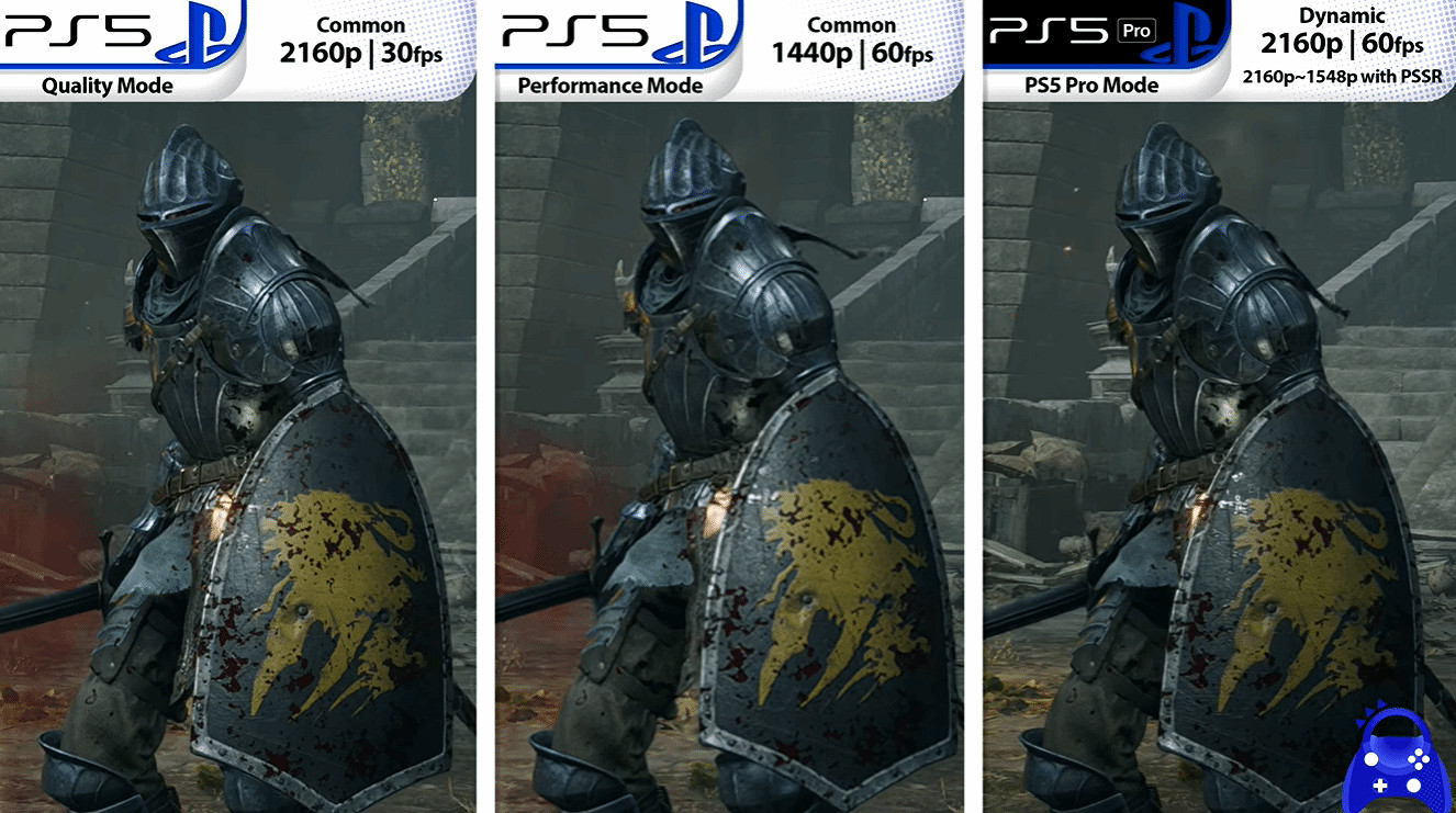 《惡魔之魂：重製版》PS5與Pro畫面對比 4K/60穩穩的