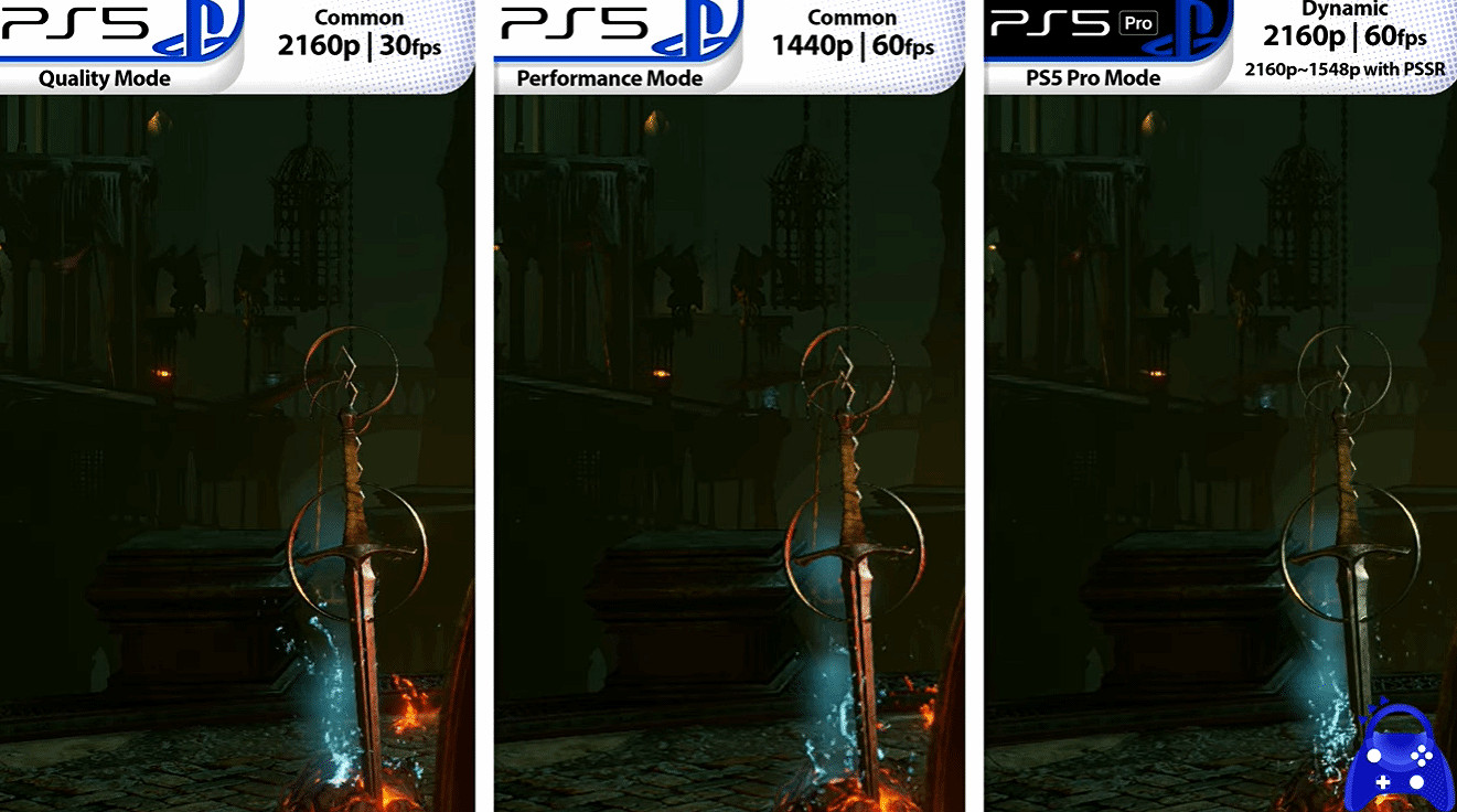 《惡魔之魂：重製版》PS5與Pro畫面對比 4K/60穩穩的