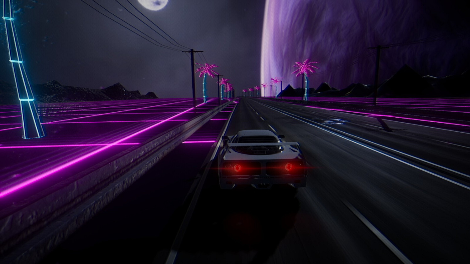 復古風格競速‎遊戲《Retrowave 2》Steam頁面開放 12月5日發行