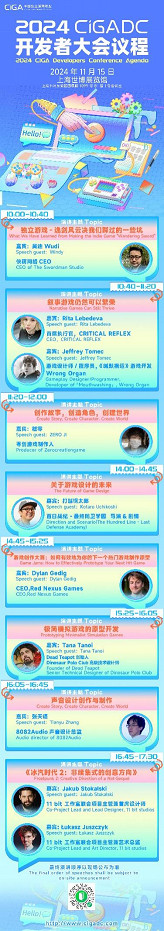 2024 CiGADC完整日程公布！集結全球一線作品開發者帶來最有價值的分享！