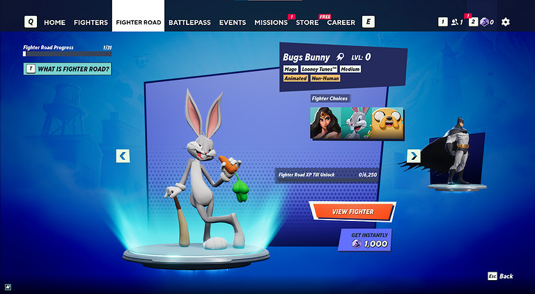 《華納大亂鬥》簡化解鎖新角色方式：僅需正常遊玩即可