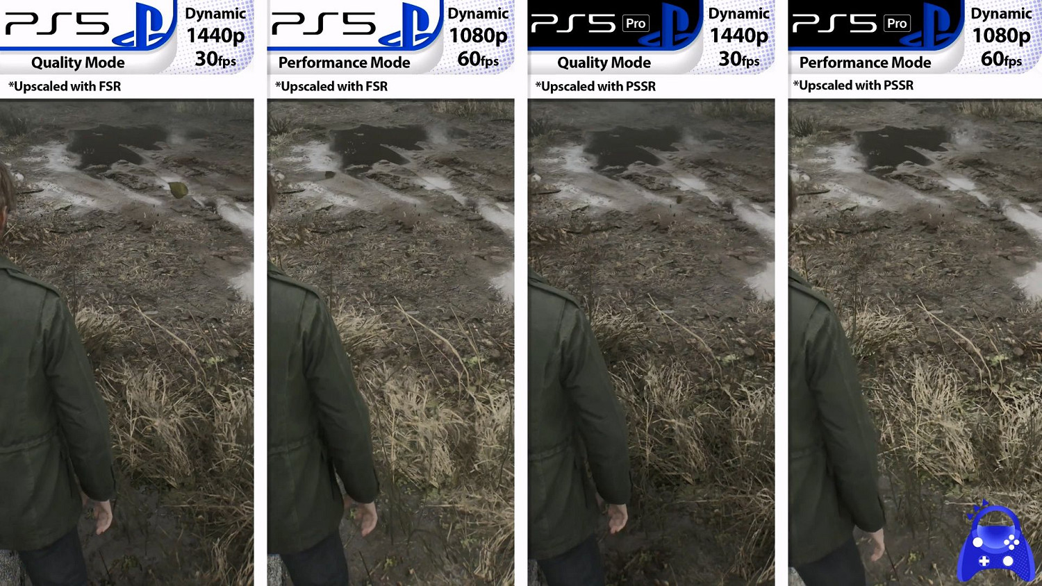 《沉默之丘2重製版》PS5/PS5 Pro畫面對比 差別不大! 《沉默之丘2重製版》PS5/PS5 Pro畫面對比 差別不大!