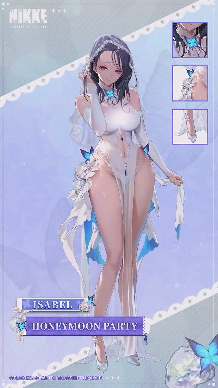 《妮姬》伊莎貝爾&quot;蜜月派對&quot;新時裝 潔白長裙嬌羞誘人