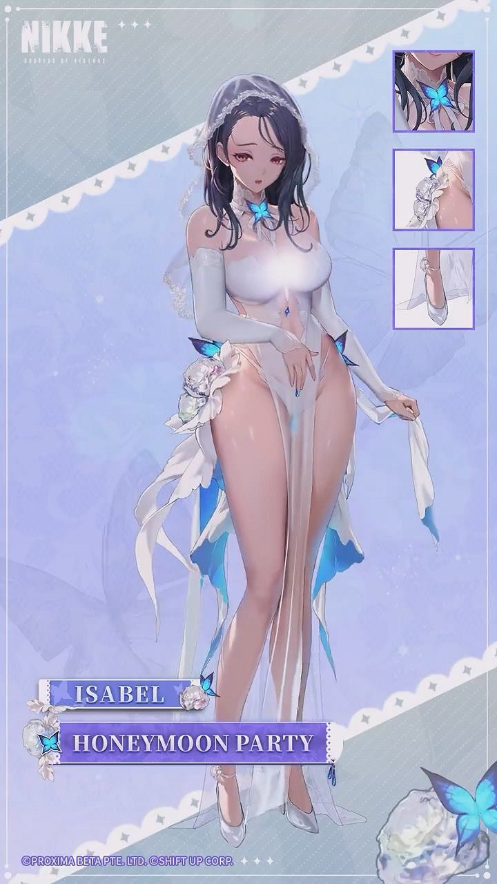 《妮姬》伊莎貝爾&quot;蜜月派對&quot;新時裝 潔白長裙嬌羞誘人