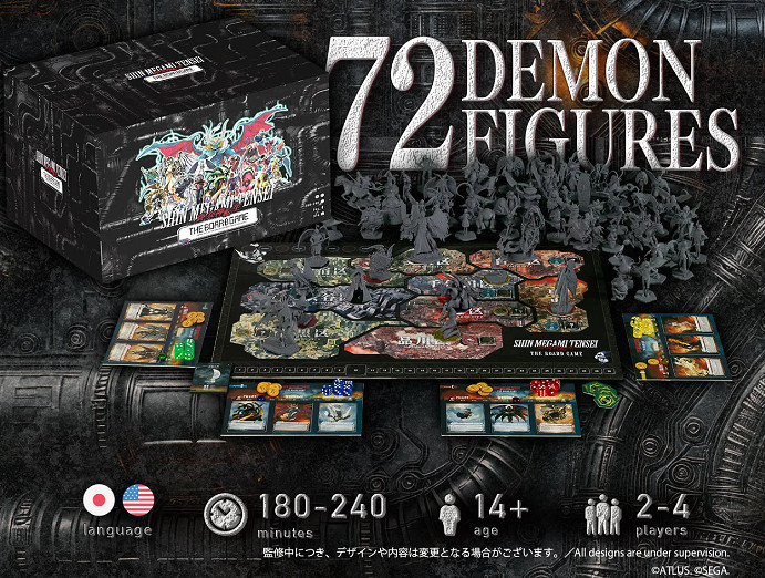 《真女神轉生》桌遊11月13日開啟眾籌 內含精致手辦 《真女神轉生》桌遊11月13日開啟眾籌 內含精致手辦