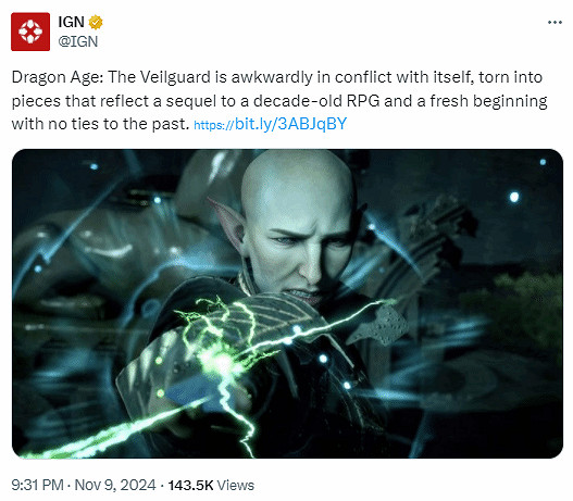 IGN批評《闇龍紀元4》被海外網友群嘲：EA又該儲值?