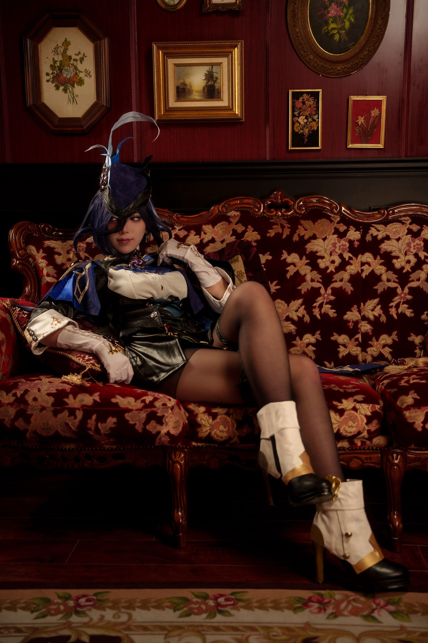 性感櫻花妹COS《原神》雷電將軍 飽滿歐派呼之欲出！