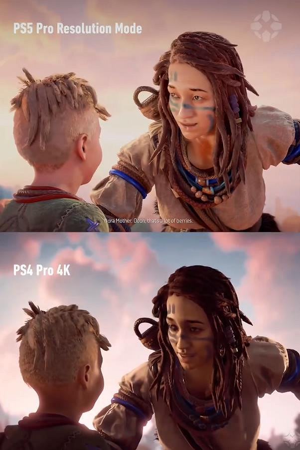 不如原版?《地平線零之曙光RE》PS5Pro對比PS4Pro 不如原版?《地平線零之曙光RE》PS5Pro對比PS4Pro