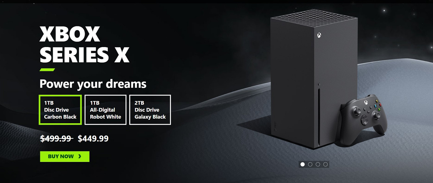 PS5 Pro剛發售沒幾天 XSX 1TB版降價50美元 PS5 Pro剛發售沒幾天 XSX 1TB版降價50美元