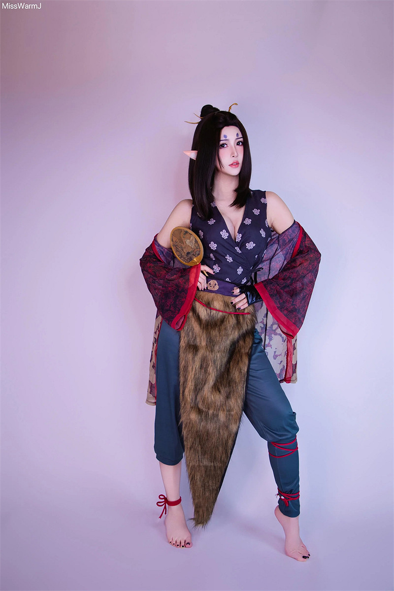 甜妹cos《黑神話:悟空》小狐狸萍萍:俏皮可愛又靈動 甜妹cos《黑神話:悟空》小狐狸萍萍:俏皮可愛又靈動