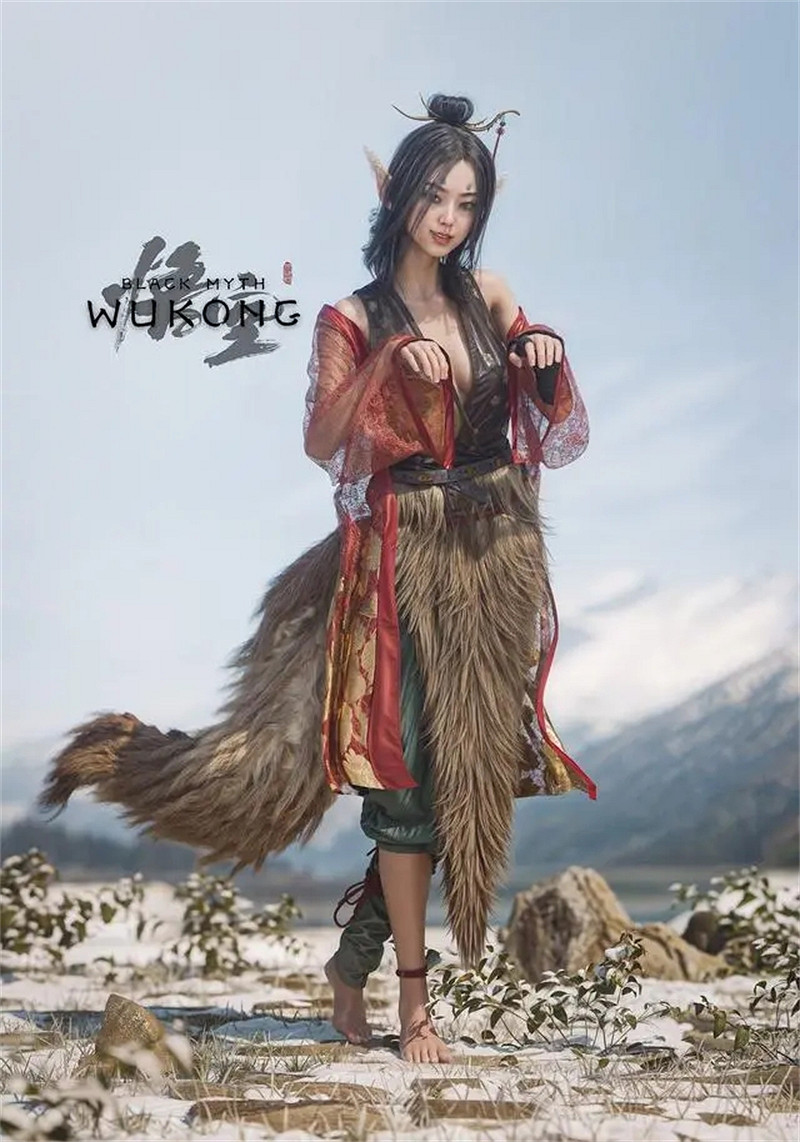 甜妹cos《黑神話:悟空》小狐狸萍萍:俏皮可愛又靈動 甜妹cos《黑神話:悟空》小狐狸萍萍:俏皮可愛又靈動