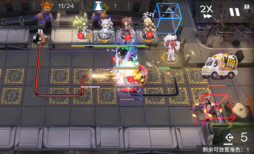 明日方舟揭幕者們PV-EX-6突襲攻略