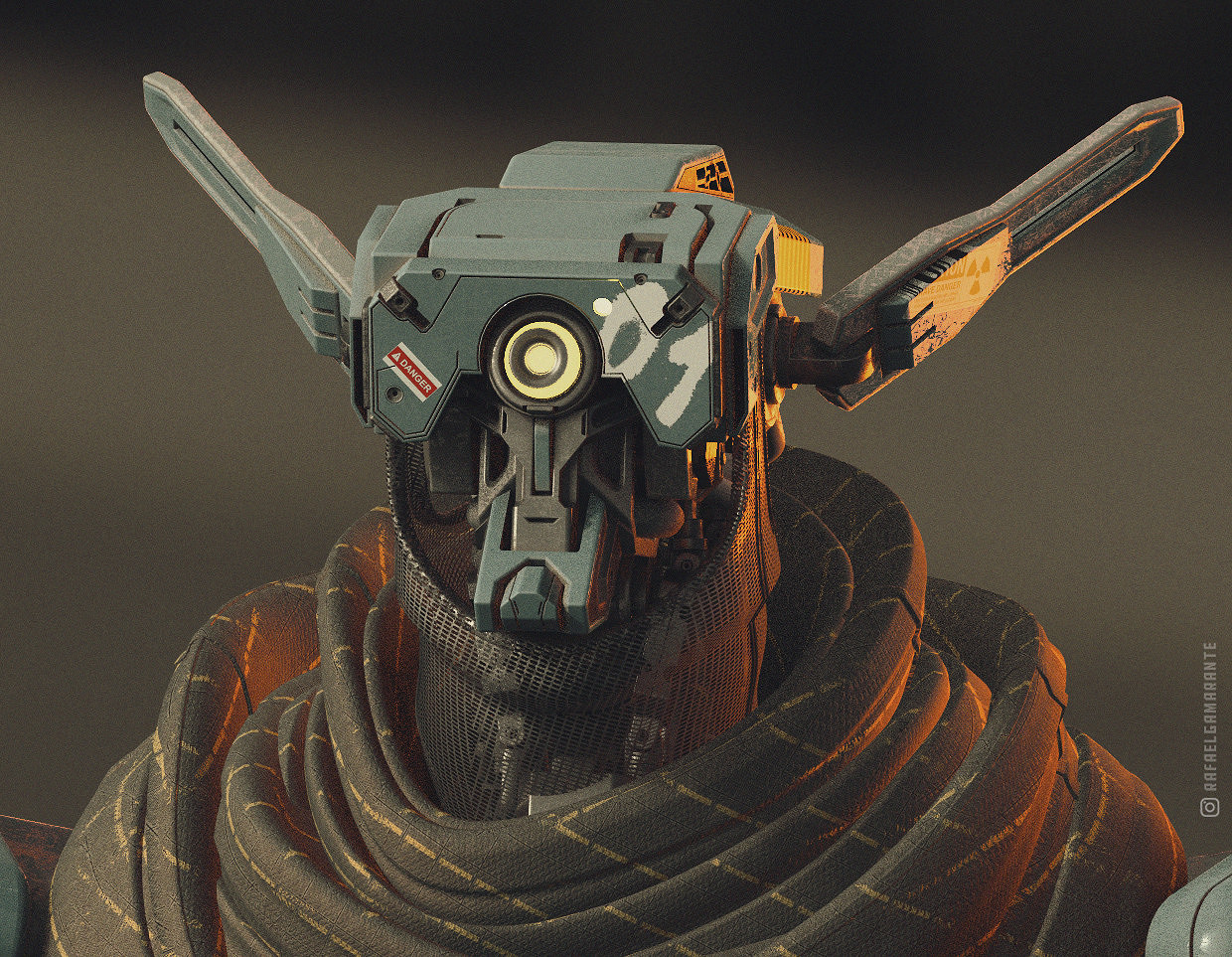 巴西原畫師機甲戰士作品欣賞 畫風硬朗滿滿機械感