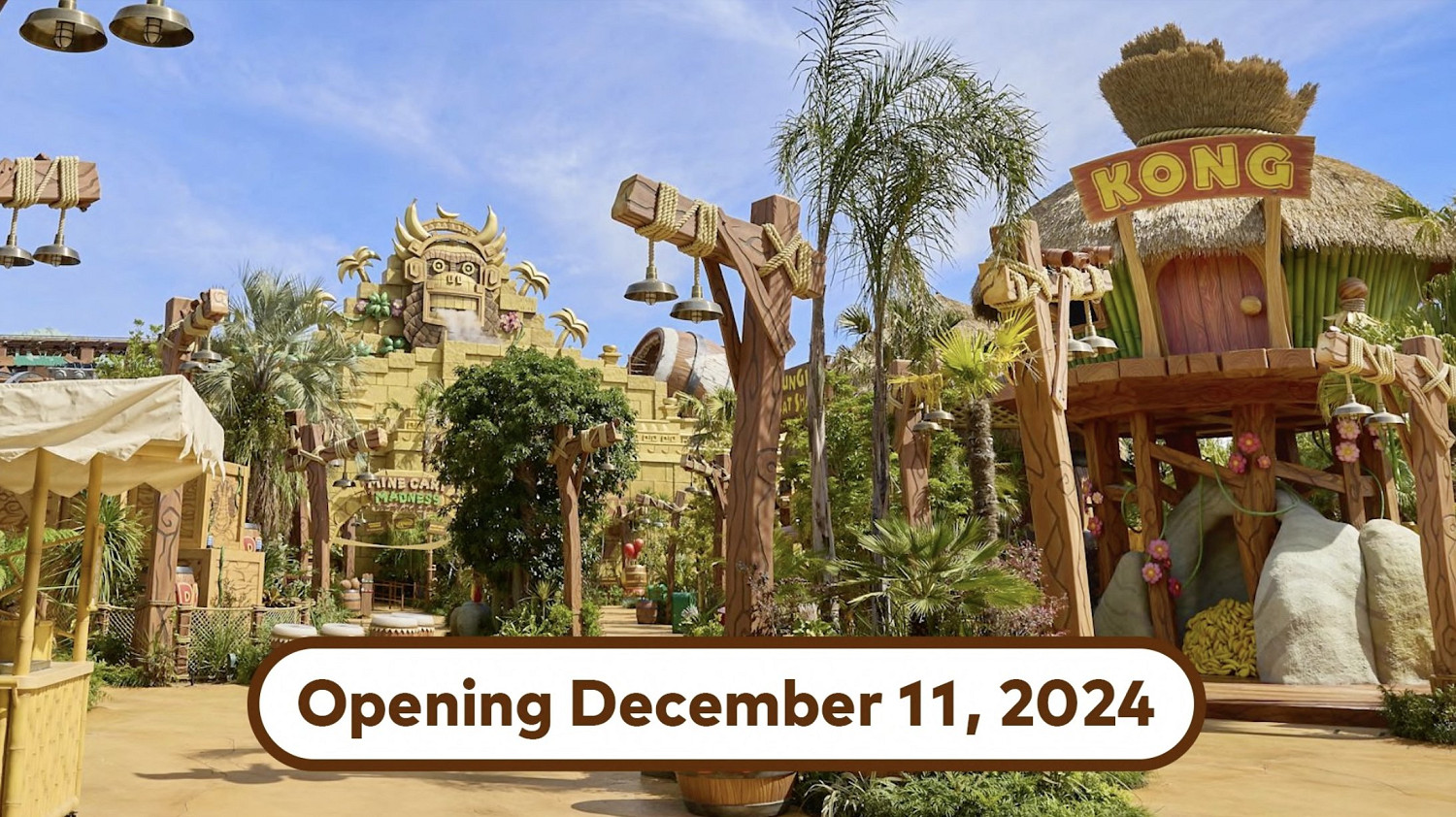 環球影城超級任天堂世界大金剛區域將於12月11日開放 環球影城超級任天堂世界大金剛區域將於12月11日開放