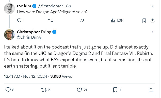 誰還敢說我醜？《龍騰4》英國銷量媲美《FF7重生》！