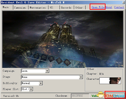 惡靈古堡6 存檔修改器 使用手冊 惡靈古堡6 存檔修改器 使用手冊
