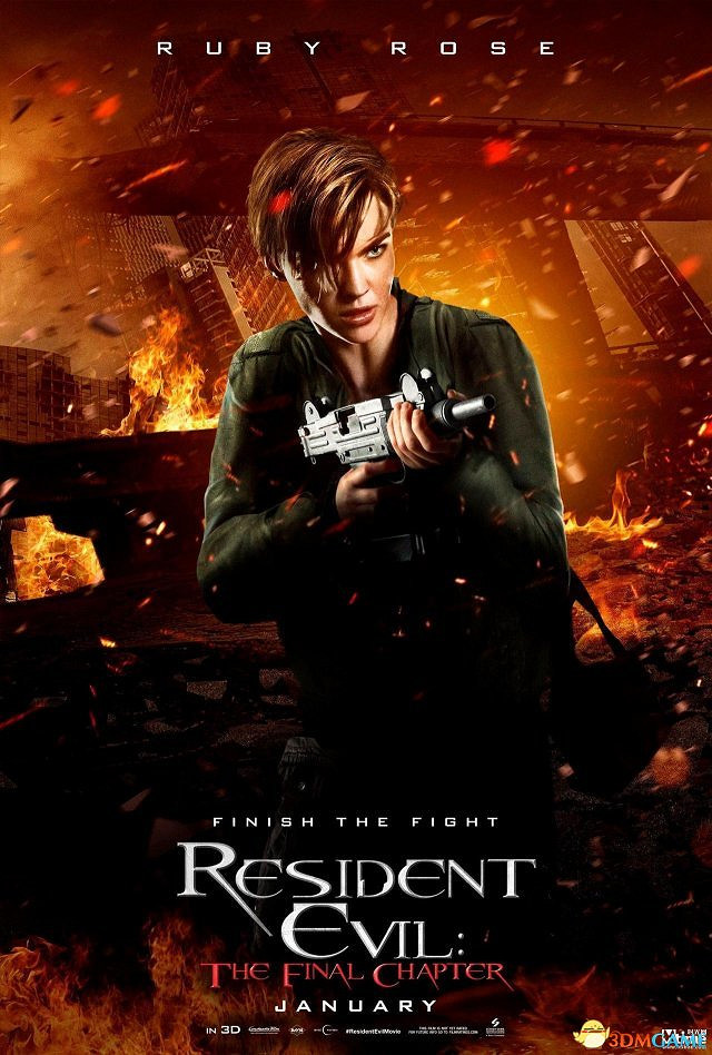 《惡靈古堡6》電影角色新海報 愛麗絲戰鬥力爆棚 《惡靈古堡6》電影角色新海報 愛麗絲戰鬥力爆棚