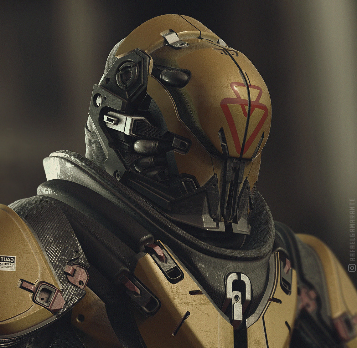 巴西原畫師機甲戰士作品欣賞 畫風硬朗滿滿機械感