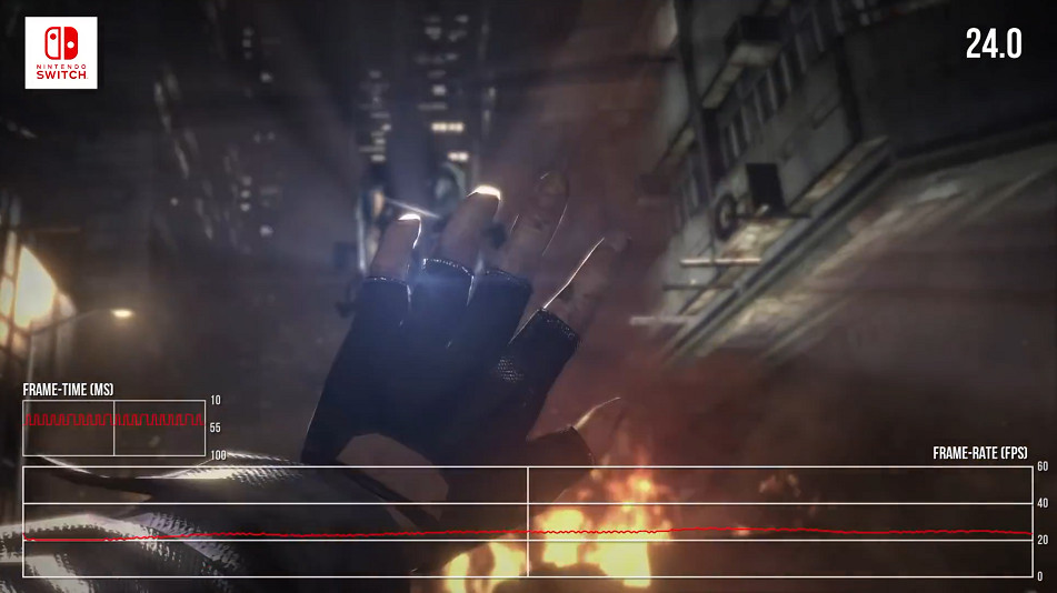 《惡靈古堡5/6》Switch版畫面測試 幀數基本維持30左右 《惡靈古堡5/6》Switch版畫面測試 幀數基本維持30左右