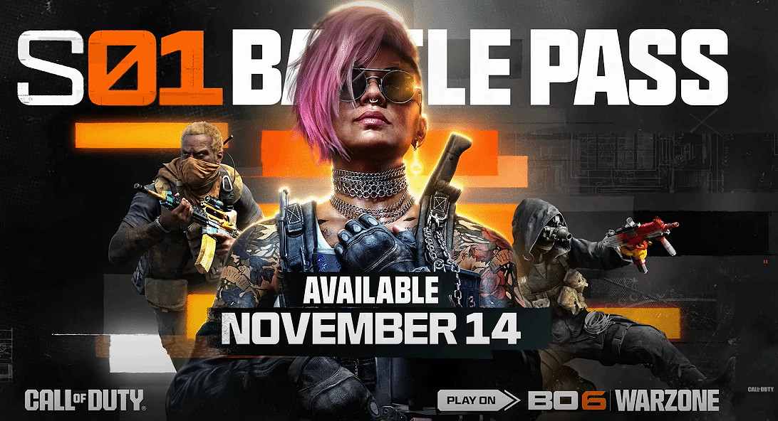 《COD：黑色行動6》S1戰鬥通行證預告 11月14日上線