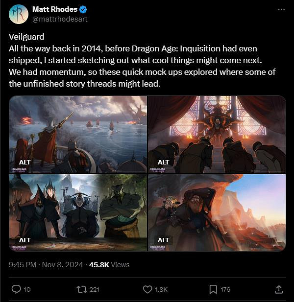 曝《闇龍紀元3》推出前便有了《闇龍紀元4》的概念圖