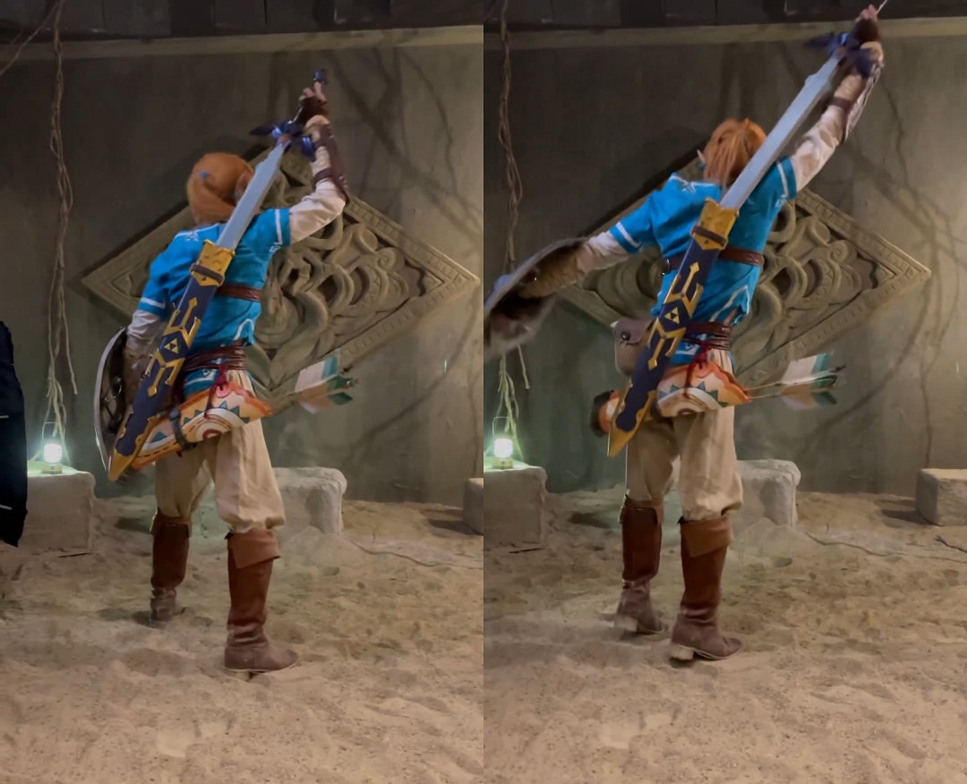 太細了！櫻井政博為Coser提供林克拔劍技巧