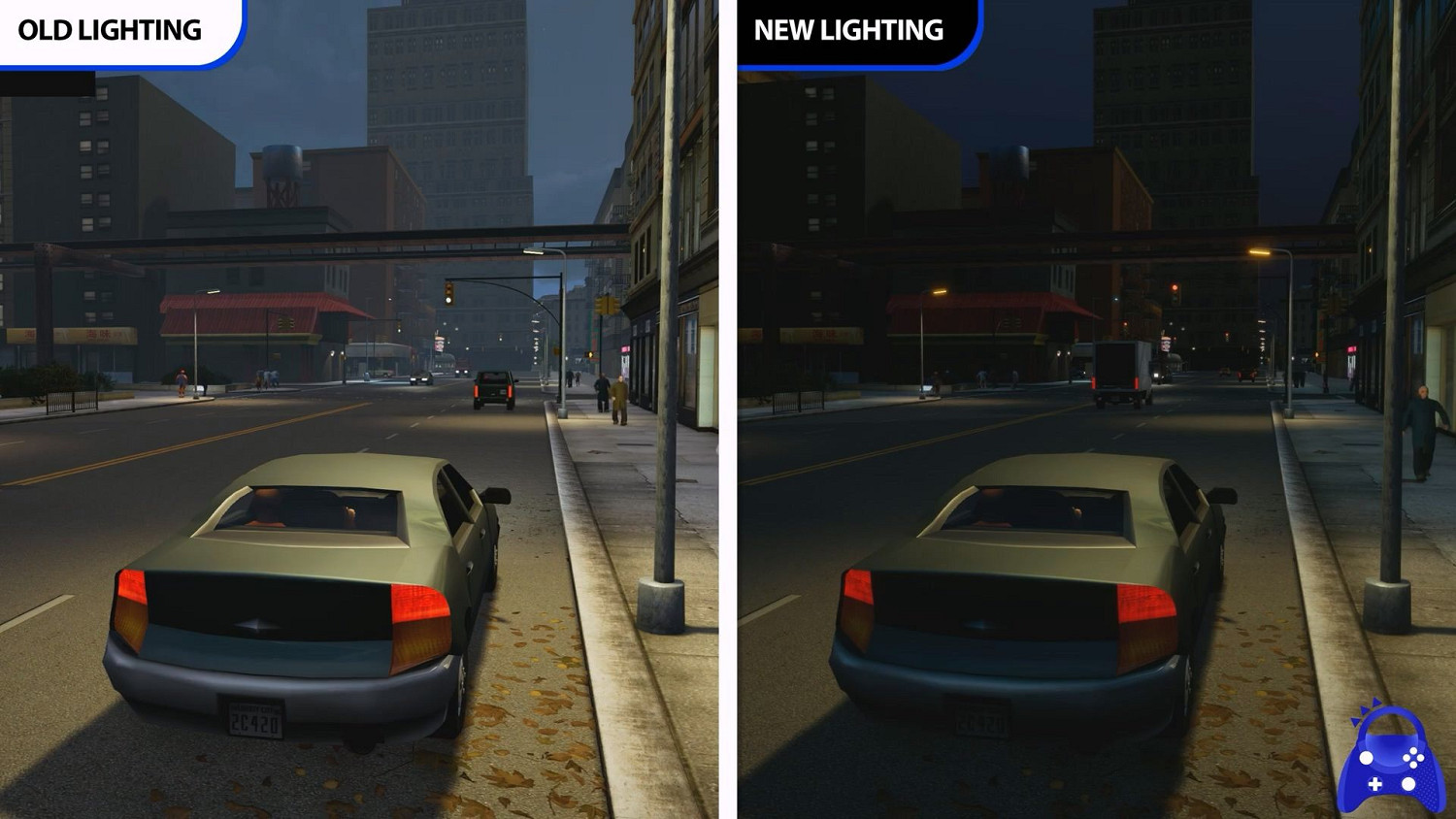 《GTA三部曲》更新後光照對比影片:改進了畫面效果 《GTA三部曲》更新後光照對比影片:改進了畫面效果