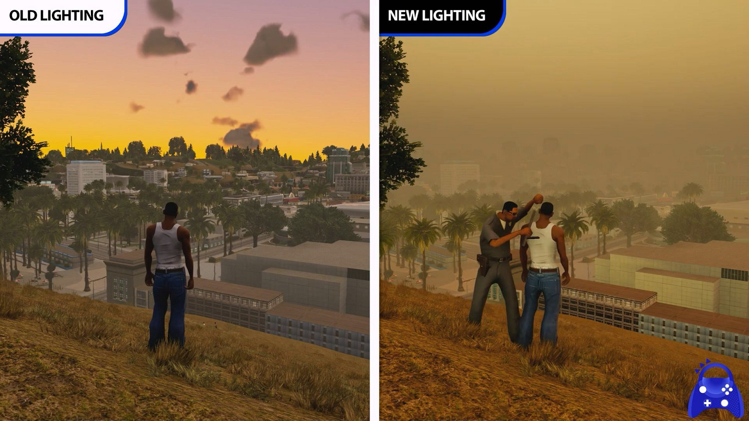 《GTA三部曲》更新後光照對比影片:改進了畫面效果 《GTA三部曲》更新後光照對比影片:改進了畫面效果