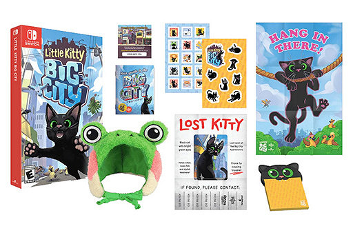 《小貓咪大城市》Switch發售 豪華版附贈貓用青蛙帽 《小貓咪大城市》Switch發售 豪華版附贈貓用青蛙帽