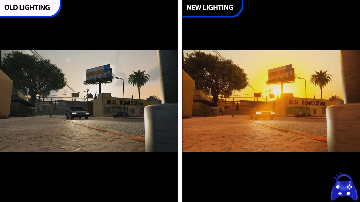 《GTA三部曲》更新後光照對比影片:改進了畫面效果 《GTA三部曲》更新後光照對比影片:改進了畫面效果