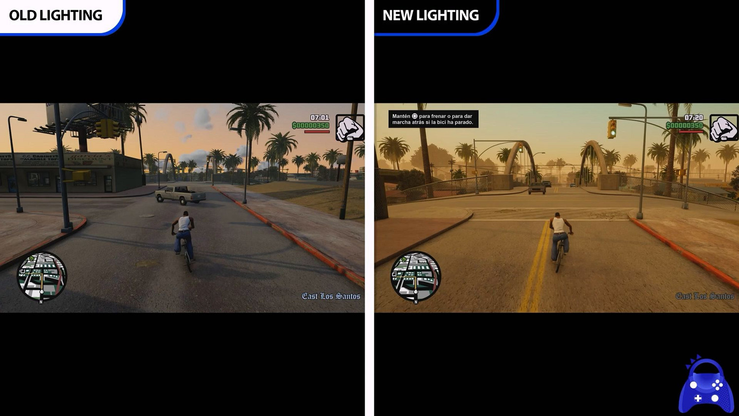 《GTA三部曲》更新後光照對比影片:改進了畫面效果 《GTA三部曲》更新後光照對比影片:改進了畫面效果