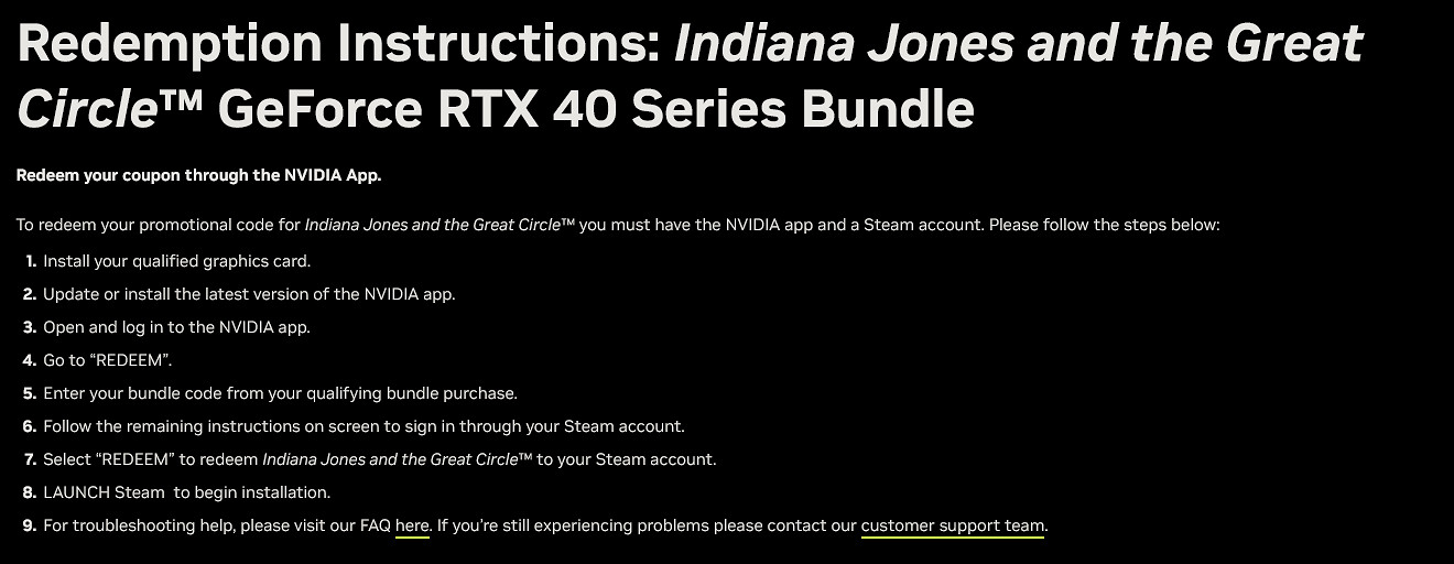 截至年底 買 NVIDIA 40系列顯卡送《奪寶奇兵:古老之圈》 截至年底 買 NVIDIA 40系列顯卡送《奪寶奇兵:古老之圈》