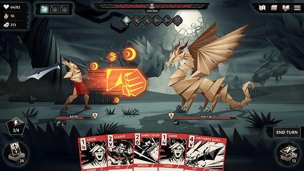 Rogue牌組構築 RPG遊戲《Inkborn》Steam頁面開放！