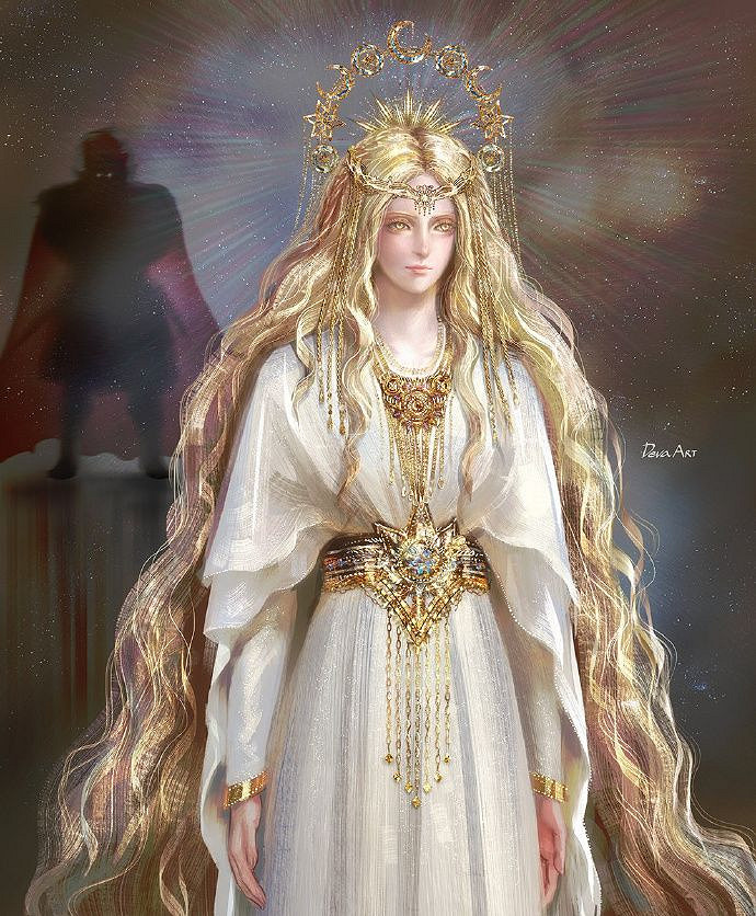 玩家自製《艾爾登法環》米凱拉藝術圖:神女降臨! 玩家自製《艾爾登法環》米凱拉藝術圖:神女降臨!